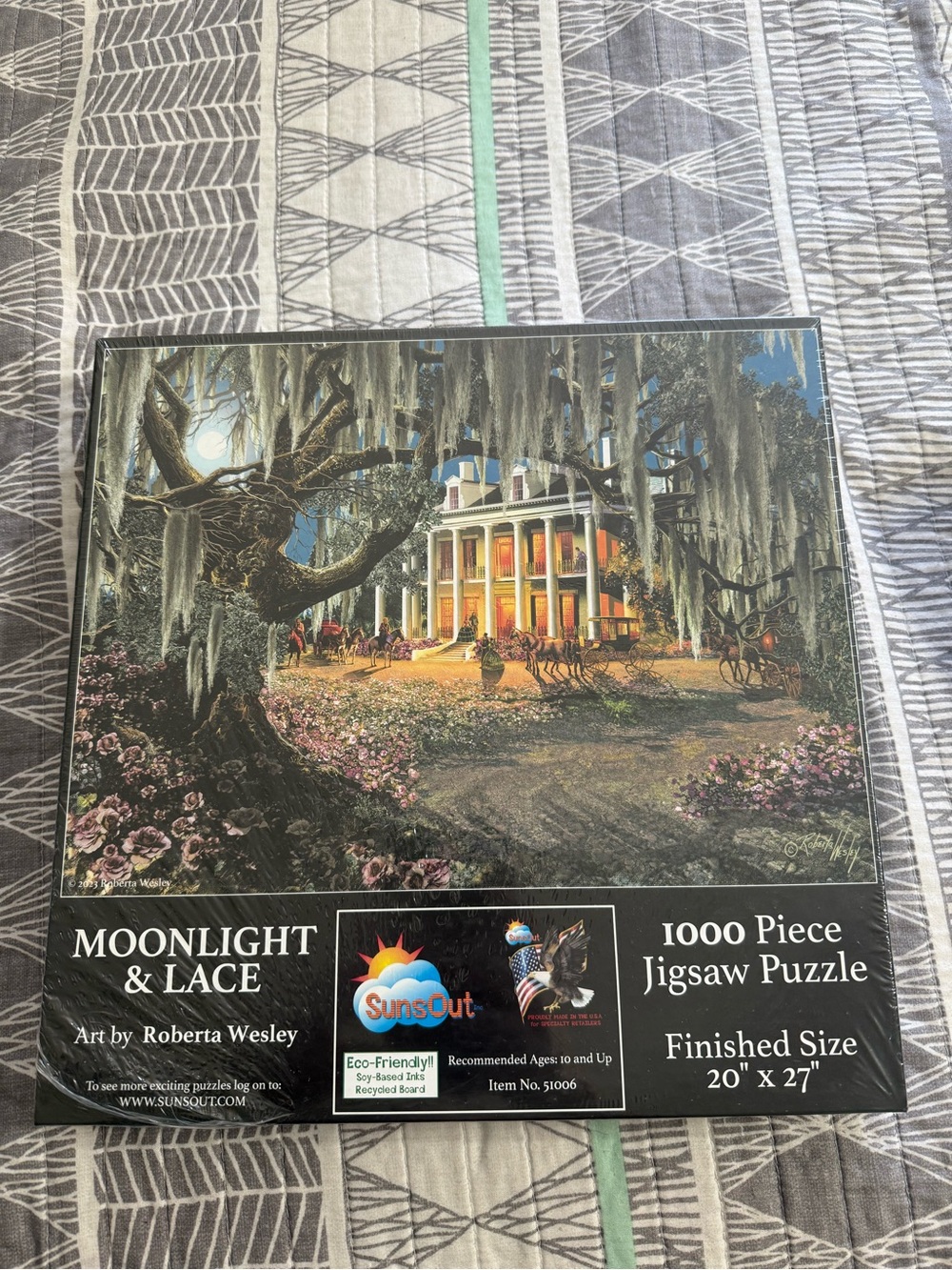 New in Package Moonlight & Lace 1000 Piece Jigsaw Puzzle